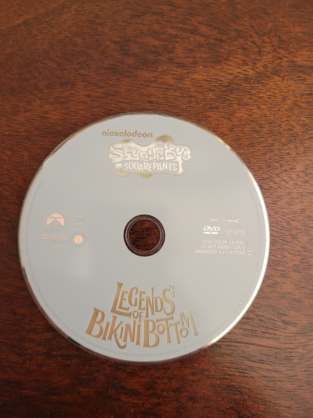 Nickelodeon - SpongeBob SquarePants - Legends of Bikini Bottom - DVD Movie